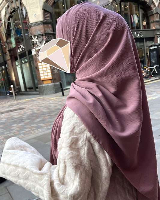 Pleated Satin Hijabs